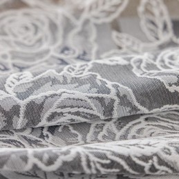 Modern Bloemmotief Gordijn Op Maat Gemaakt Gordijn Tule Raam Transparant Voor Woonkamer Slaapkamer