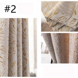 Moderne Gordijnen Op Maat Gemaakt, Verduisterend Jacquardgordijn Voor De Woonkamer