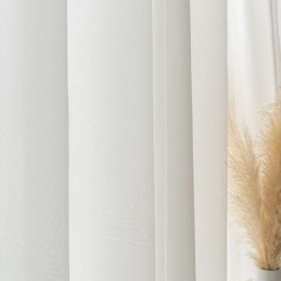 Moderne Witte Tule Gordijn Op Maat Gemaakt Gordijn Met Veren Voor De Woonkamer