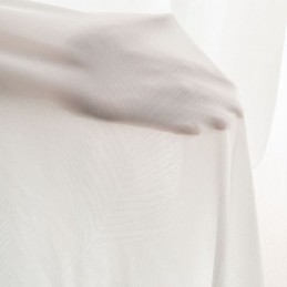 Moderne Witte Tule Gordijn Op Maat Gemaakt Gordijn Met Veren Voor De Woonkamer