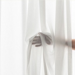 Moderne Witte Tule Gordijn Op Maat Gemaakt Gordijn Met Veren Voor De Woonkamer