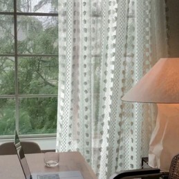 Nordic Reliëf Transparant Gordijn Op Maat Gemaakt Gordijn Tule Woonkamer Slaapkamer