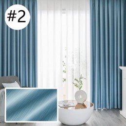 Nieuwe Luxe Design Verduisterende Zijden Katoenen Gordijnen Effen Kleur Slaapkamer