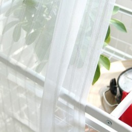 Moderne Geborduurde Voile Gordijnen, Nordic Tule Gordijnen, Op Maat Gemaakt Gordijn Voor De Woonkamer