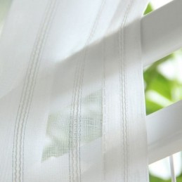 Moderne Geborduurde Voile Gordijnen, Nordic Tule Gordijnen, Op Maat Gemaakt Gordijn Voor De Woonkamer