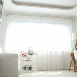 Moderne Geborduurde Voile Gordijnen, Nordic Tule Gordijnen, Op Maat Gemaakt Gordijn Voor De Woonkamer