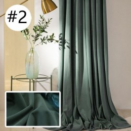 Nordic Style Solid Hotel Flanel Verduisteringsgordijn Gordijn Op Maat