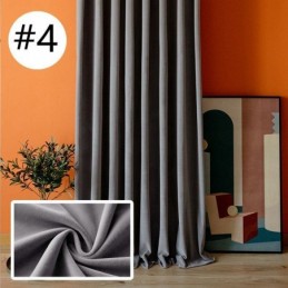 Nordic Style Solid Hotel Flanel Verduisteringsgordijn Gordijn Op Maat