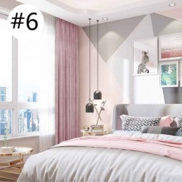 Nordic Style Solid Hotel Flanel Verduisteringsgordijn Gordijn Op Maat