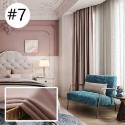 Nordic Style Solid Hotel Flanel Verduisteringsgordijn Gordijn Op Maat