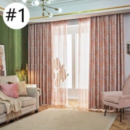 Verduisteringsgordijn Op Maat Gemaakt Gordijn Amerikaanse Stijl Plantenprint