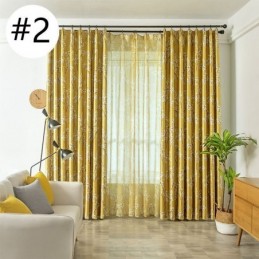 Verduisteringsgordijn Op Maat Gemaakt Gordijn Amerikaanse Stijl Plantenprint