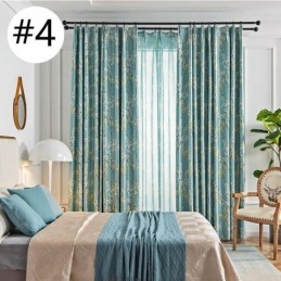 Verduisteringsgordijn Op Maat Gemaakt Gordijn Amerikaanse Stijl Plantenprint