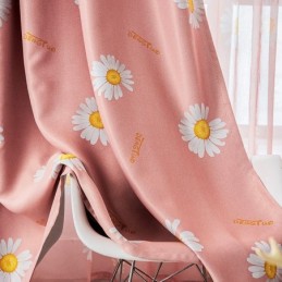 Verduisteringsgordijn Op Maat Gemaakt Gordijn Amerikaanse Bloemenprint