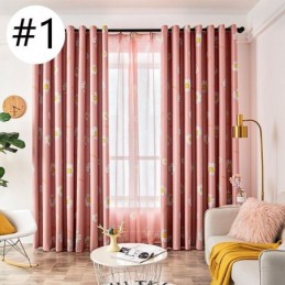 Verduisteringsgordijn Op Maat Gemaakt Gordijn Amerikaanse Bloemenprint