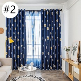 Verduisteringsgordijn Op Maat Gemaakt Gordijn Amerikaanse Bloemenprint