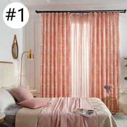 Gordijn Op Maat Gemaakt Gordijn Amerikaanse Stijl Plantenprint Semi-Verduisterend