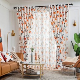 Gordijn Op Maat Gordijn Nordic Stijl Fruit Bedrukt