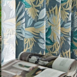 Amerikaanse Stijl Gordijn Op Maat Gemaakt Gordijn Met Plantenprint