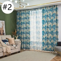 Amerikaanse Stijl Gordijn Op Maat Gemaakt Gordijn Met Plantenprint