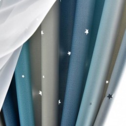 Verduisteringsgordijn Op Maat Gemaakt Gordijn Hollow Star Met Transparante Slaapkamer