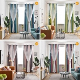 Verduisteringsgordijn Op Maat Gemaakt Gordijn Hollow Star Met Transparante Slaapkamer