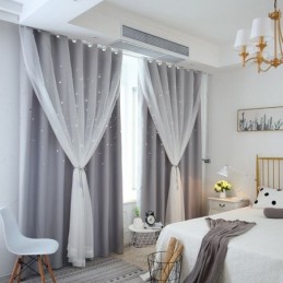 Fresh Max Verduisteringsgordijn Op Maat Gemaakt Gordijn Holle Ster Met Transparante Kinderkamer