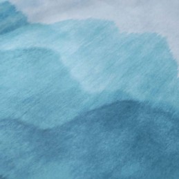 Blauw Mist Bedrukt Gordijn Op Maat Gemaakt Gordijn Modern Eenvoudig Verduisterend Woonkamer Slaapkamer Kinderstof