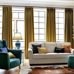 Groot Raam Fluwelen Gordijn Op Maat Gemaakt Gordijnpaneel Op Maat Gemaakt Meerdere Kleuren Van Selectie Eén