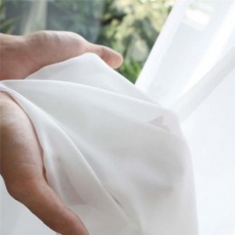 Effen Wit Transparant Gordijn Op Maat Gemaakt Gordijn Moderne Eenvoudige Woonkamer Slaapkamer Studeerkamer Stof