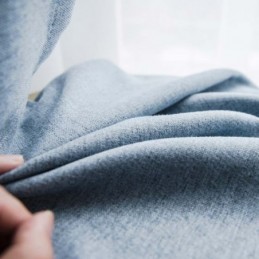 Effen Blauw Verduisteringsgordijn Op Maat Gemaakt Gordijn Moderne Eenvoudige Woonkamer Slaapkamer Stof