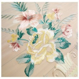 Ademend Borduurwerk Transparant Gordijn Op Maat Gemaakt Amerikaans Luxe Raamdecoratie