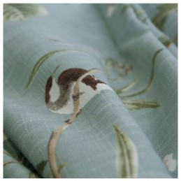 Verduisteringsgordijn Op Maat Gemaakt Gordijn Amerikaanse Pastorale Vogelprint Ademende Raambekleding