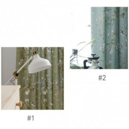 Verduisteringsgordijn Op Maat Gemaakt Gordijn Amerikaanse Pastorale Vogelprint Ademende Raambekleding