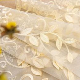 Nordic Sheer Gordijn Op Maat Gemaakt Gordijn Wijnstok Borduurwerk Woonkamer Slaapkamer