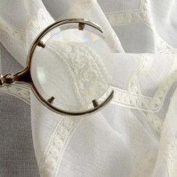 Honingraat Borduurwerk Transparant Gordijn Op Maat Gemaakt Gordijn Amerikaans Abstract Woonkamer Slaapkamer Stof