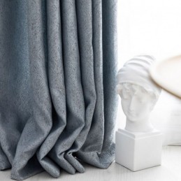 Elegante Verduisteringsgordijnen Op Maat Gemaakt, Effen Kleur, Slaapkamer, Kantoor