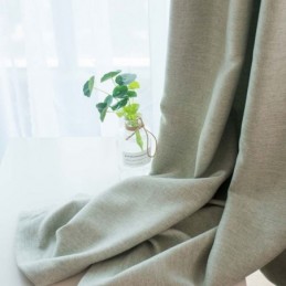 Effen Groen Verduisteringsgordijn Op Maat Gemaakt Gordijn Moderne Eenvoudige Woonkamer Slaapkamer Stof