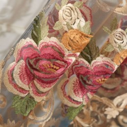 Nordic Sheer Gordijn Op Maat Gemaakt Gordijn Luxe Ademend Borduurwerk Woonkamer