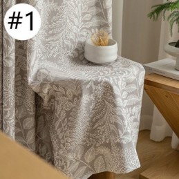 Bladbedrukte Gordijnen Amerikaanse Stijl Polyester