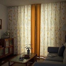 Chevron Verduisteringsgordijnen Amerikaanse Bloemenmozaïek