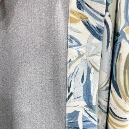 Flanellen Verduisteringsgordijnen Amerikaanse Olieverfschilderij Bloemenprint