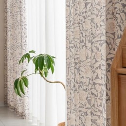 Amerikaans Bedrukt Gordijn Op Maat Gemaakt Gordijn Granaatappelbloem Polyester