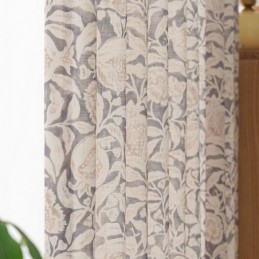 Amerikaans Bedrukt Gordijn Op Maat Gemaakt Gordijn Granaatappelbloem Polyester