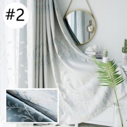 Gordijn Op Maat Gemaakt Gordijn Amerikaanse Plantenjacquard