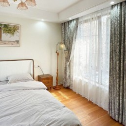 Chenille Gordijnen Amerikaanse Donkere Jacquard