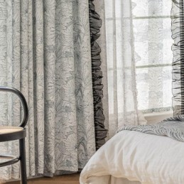 Katoenen En Linnen Gordijnen Met Amerikaanse Plantenprint