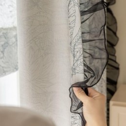 Katoenen En Linnen Gordijnen Met Amerikaanse Plantenprint