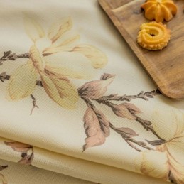 Gordijnen Amerikaanse Bloemenprint Verduisterend