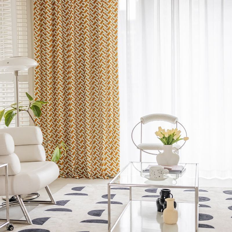 Chenillegordijn Op Maat Gemaakt Gordijn Bedrukte Nordic Verduisteringsgordijnen